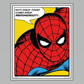 Obra-gráfica-Spiderman-Responsability-CN