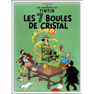 Cuadro-de-Tintin-Las-siete-bolas-de-cristal
